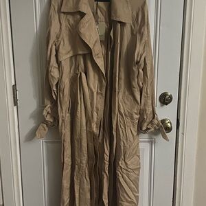 Women's Tan Trench Coat